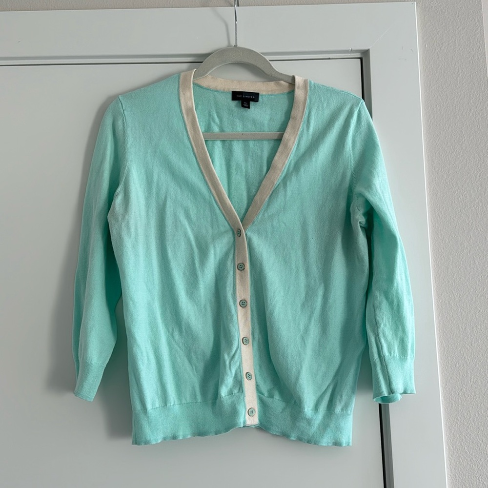 The Limited 3/4 Sleeve Cardigan